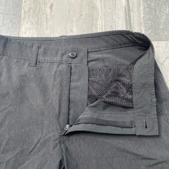 Old Navy Active Flat Front Chino Shorts Dark Gray Men's Size 30 - Picture 3 of 6